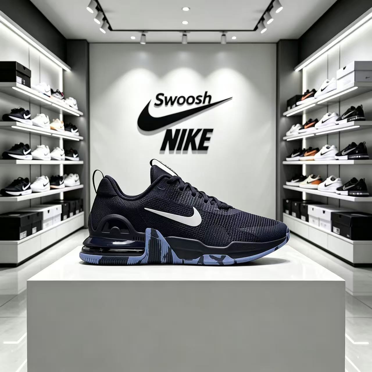 Nike Shoes Air Max 270 - ไนกี้ แอร์แม็กซ์ อัลฟ่า รองเท้าฝึกซ้อมแบบหุ้มข้อต่ำสำหรับผู้ชาย สวมใส่สบายและมั่นคง -