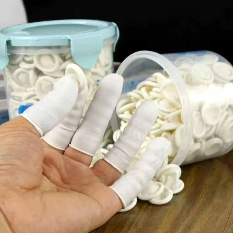 100-1000 ชิ้น ปลอกนิ้วยางลาเท็ - Latex Disposable Glove บทวิจารณ์และราคา