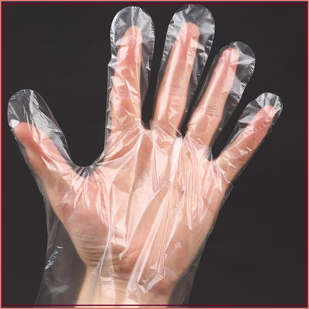 ถุงมือพลาสติกใสแบบใช้แล้วทิ้ง  - Latex Disposable Glove บทวิจารณ์และราคา