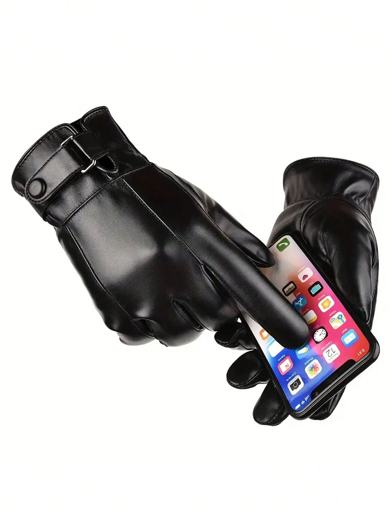 ถุงมือขี่มอเตอร์ไซค์บุขนด้านใน - Leather Driving Glove บทวิจารณ์และราคา