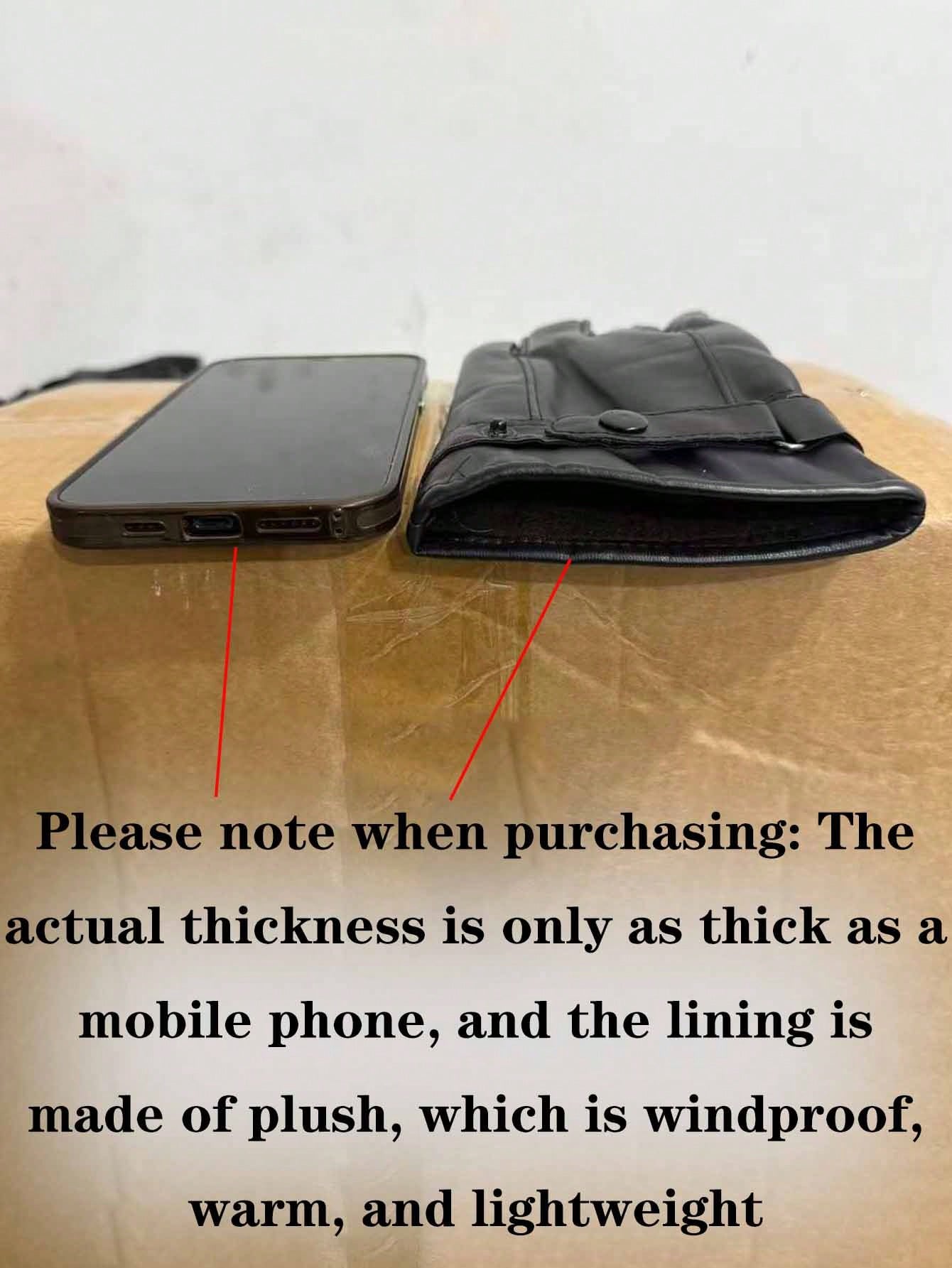 ถุงมือขี่มอเตอร์ไซค์บุขนด้านใน - Leather Driving Glove บทวิจารณ์และราคา