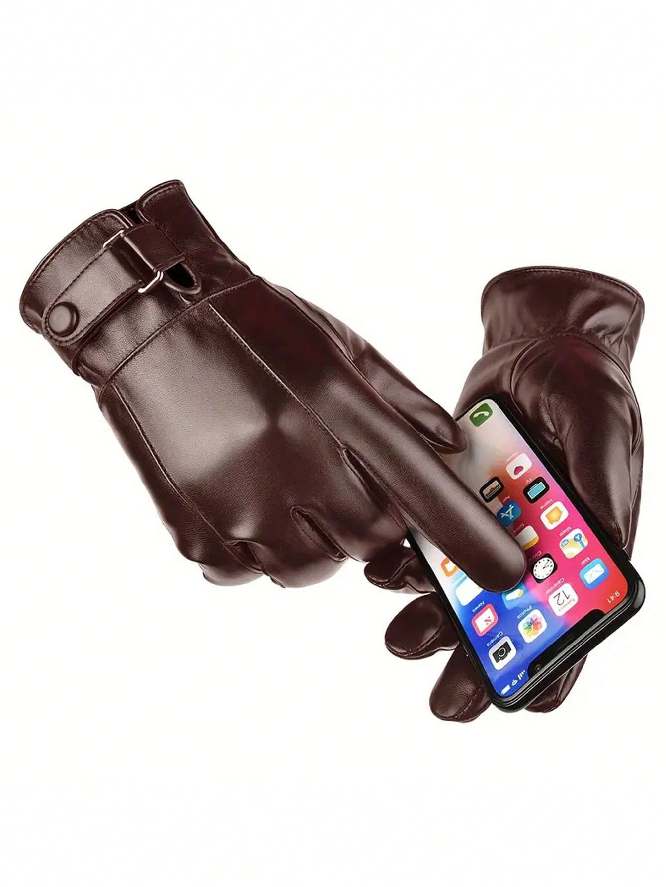 ถุงมือขี่มอเตอร์ไซค์บุขนด้านใน - Leather Driving Glove บทวิจารณ์และราคา