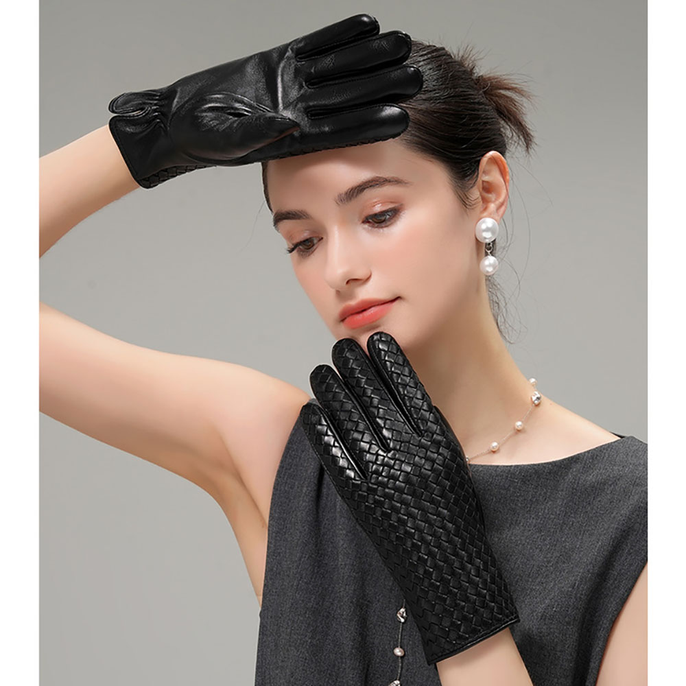 ถุงมือหนังแกะแท้สำหรับผู้หญิง  - Wool Glove Lined บทวิจารณ์และราคา