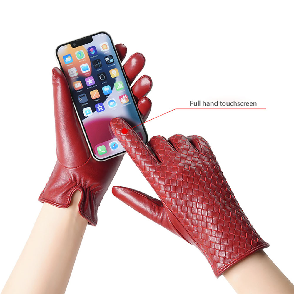 ถุงมือหนังแกะแท้สำหรับผู้หญิง  - Wool Glove Lined บทวิจารณ์และราคา