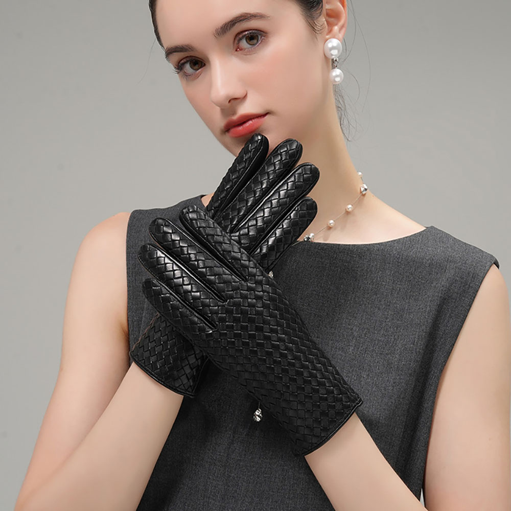 ถุงมือหนังแกะแท้สำหรับผู้หญิง  - Wool Glove Lined บทวิจารณ์และราคา