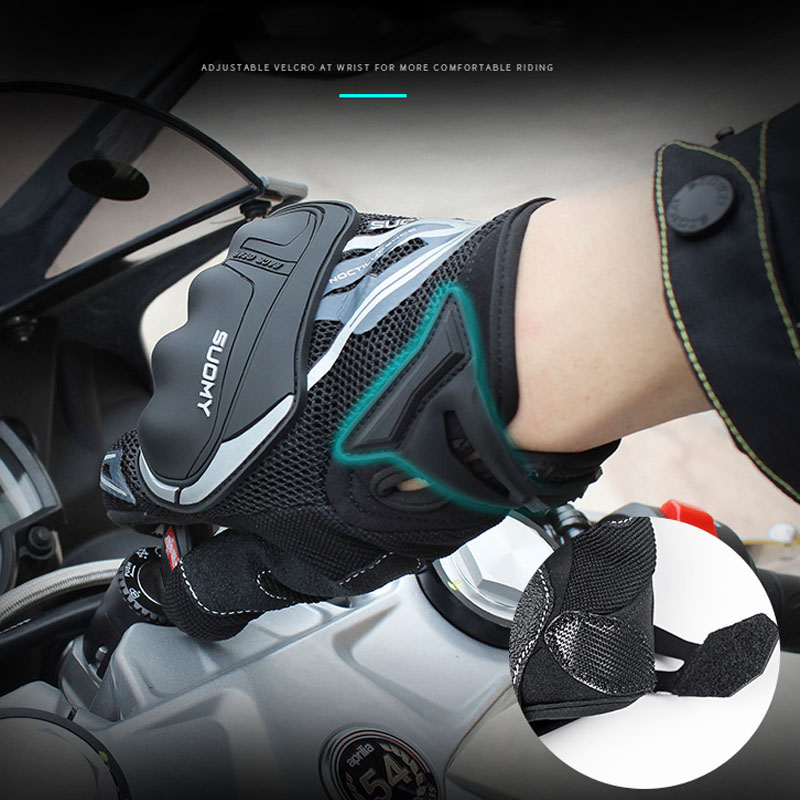 ถุงมือมอเตอร์ไซค์สำหรับฤดูร้อน - Motorcycle Glove Knuckle บทวิจารณ์และราคา