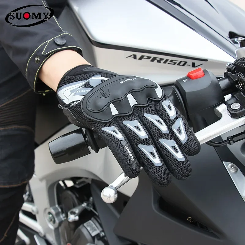 ถุงมือมอเตอร์ไซค์สำหรับฤดูร้อน - Motorcycle Glove Knuckle บทวิจารณ์และราคา