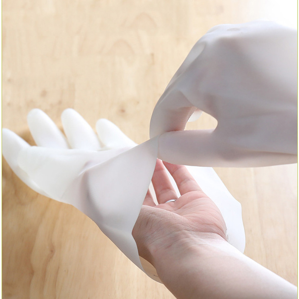 ถุงมือยางสำหรับใช้ในครัว 2 คู่ - Dish Glove Rubber บทวิจารณ์และราคา